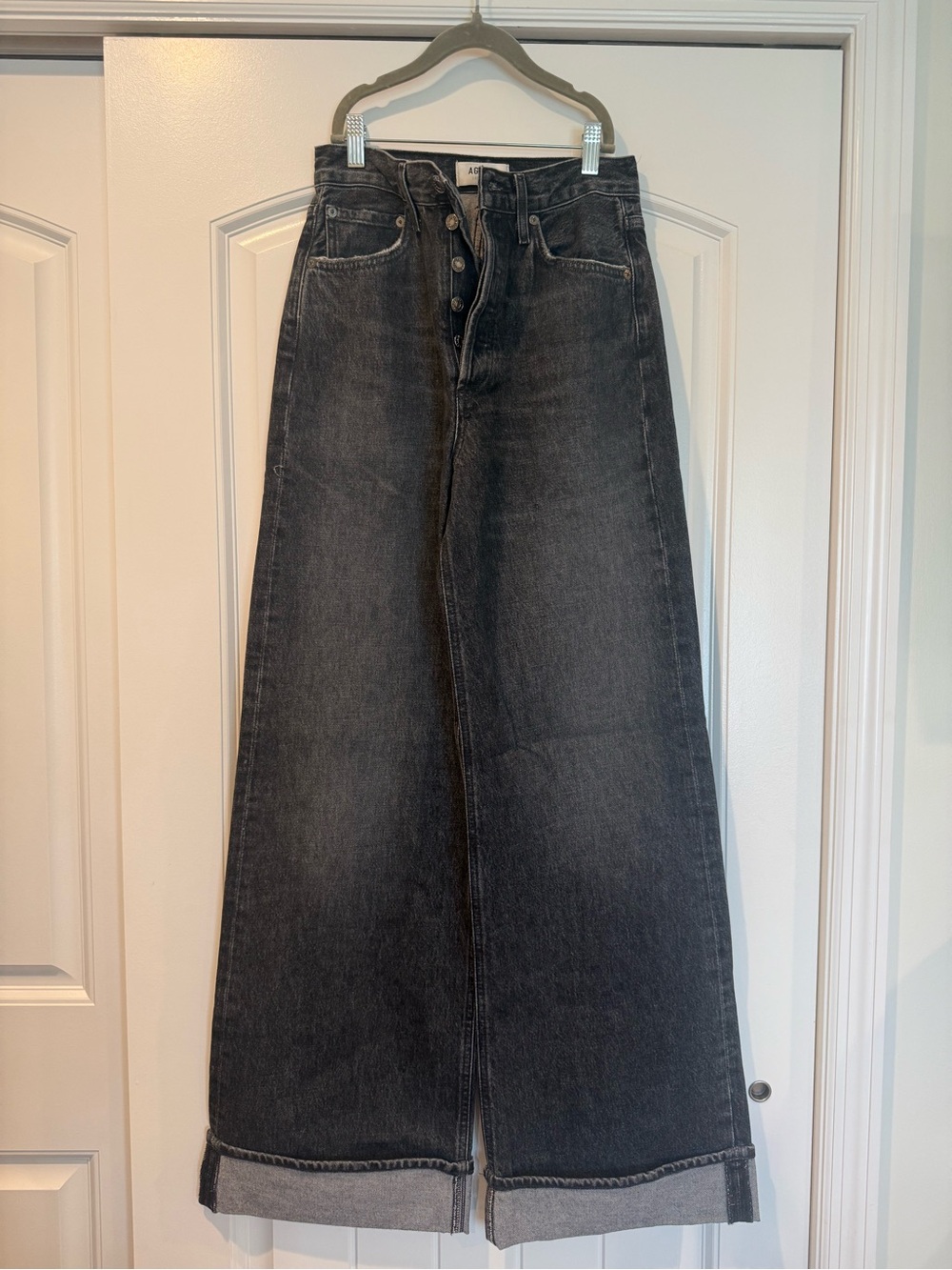 AGOLDE Dame High Rise Wide Leg Jeans NWOT